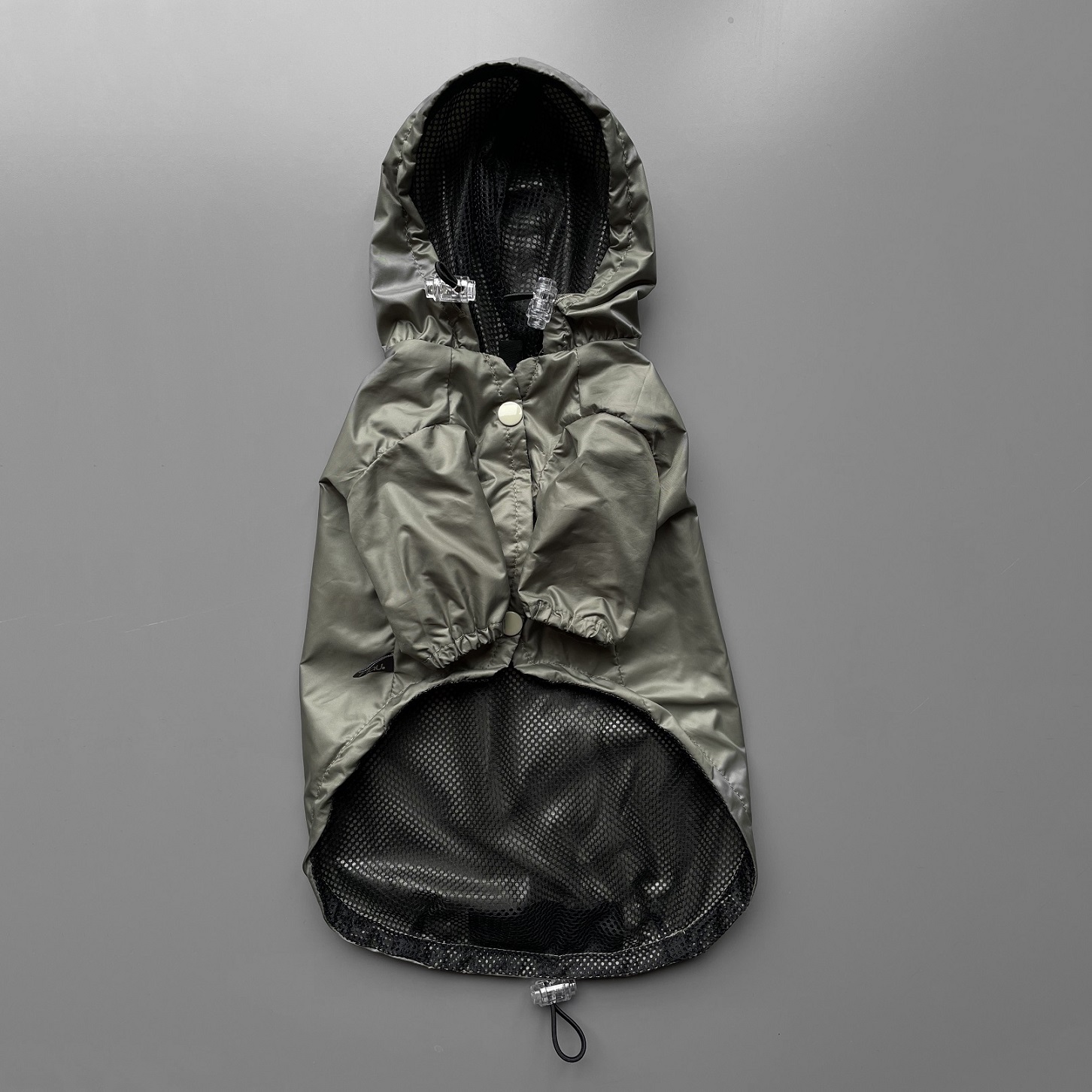 Rainy Jacket khaki kurtka przeciwdeszczowa dla psa