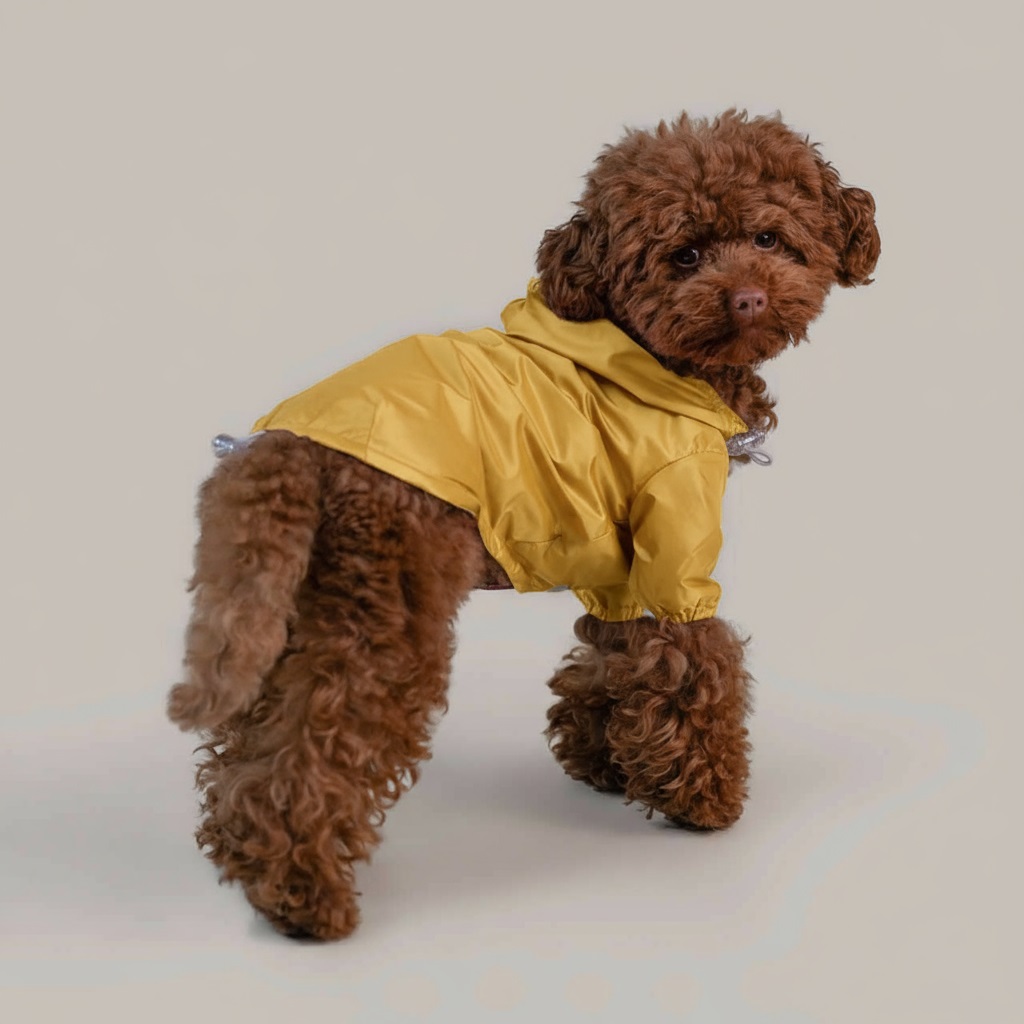 Rainy Jacket żółta kurtka przeciwdeszczowa dla psa - HAU zdjęcie 1