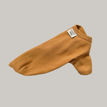 Basic shirt musztardowa koszulka dla psa