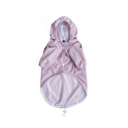 Rainy Jacket jasny pudrowy róż kurtka przeciwdeszczowa dla psa